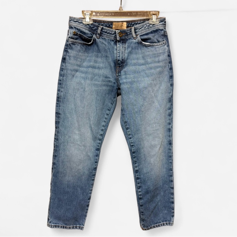 Sessún Santi Dad Straight Leg Blue Jeans.